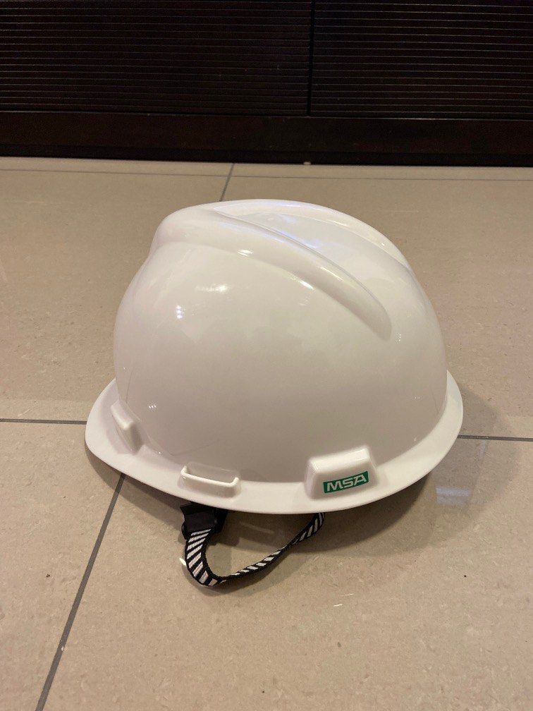 MSA Safety Helmet with Chin Strap, Furniture & Home Living, Home