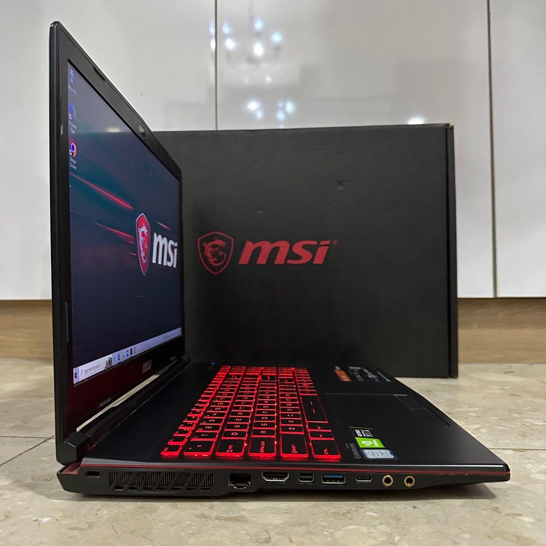 PC gamer MSI, I7 10875H, 16G DE RAM, 1T SSD