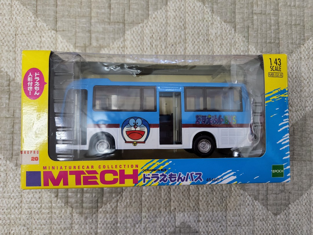 Mtech Doraemon bus 叮噹多啦A夢巴士模型, 興趣及遊戲, 玩具& 遊戲類