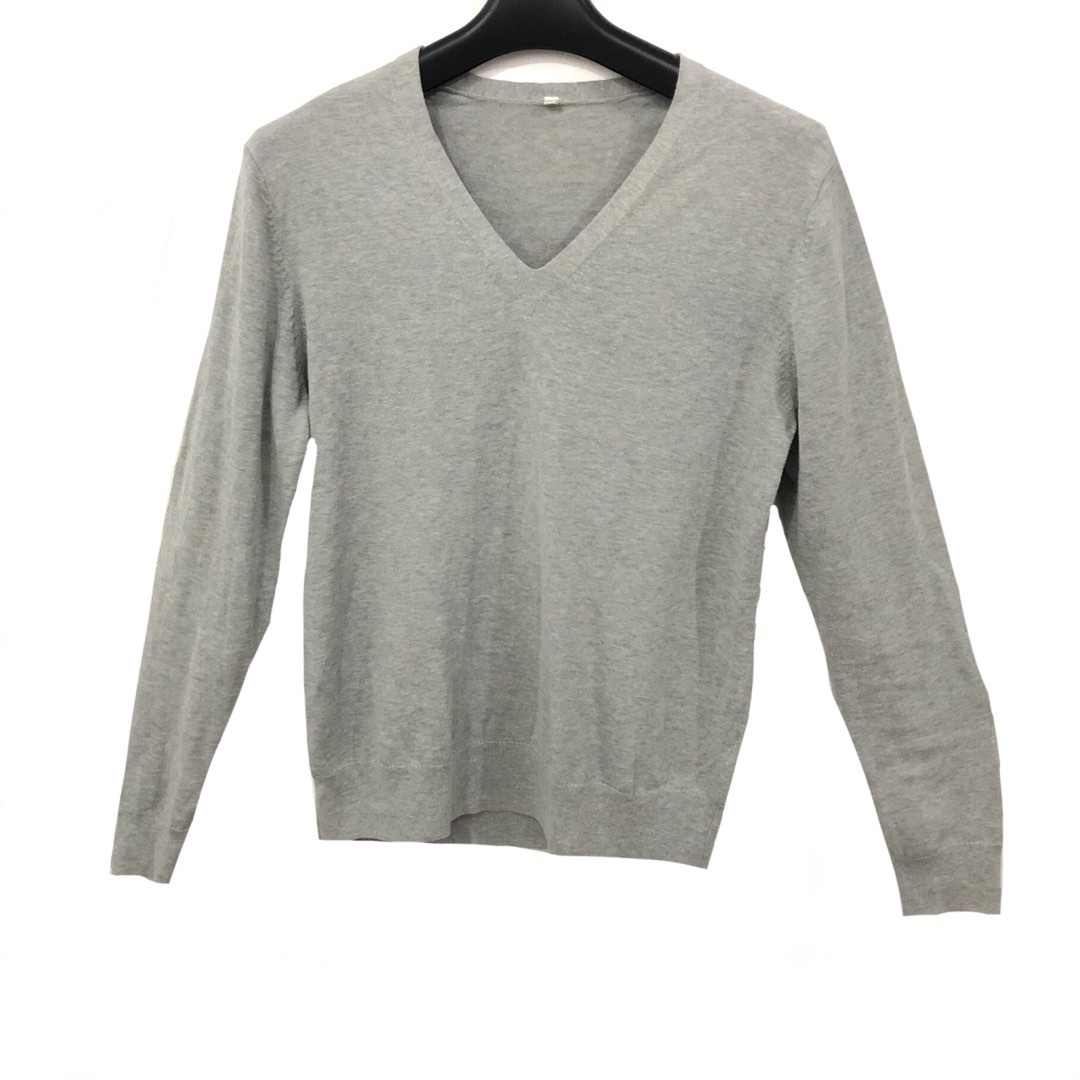 COTTON-SILK V-NECK CARDIGAN
