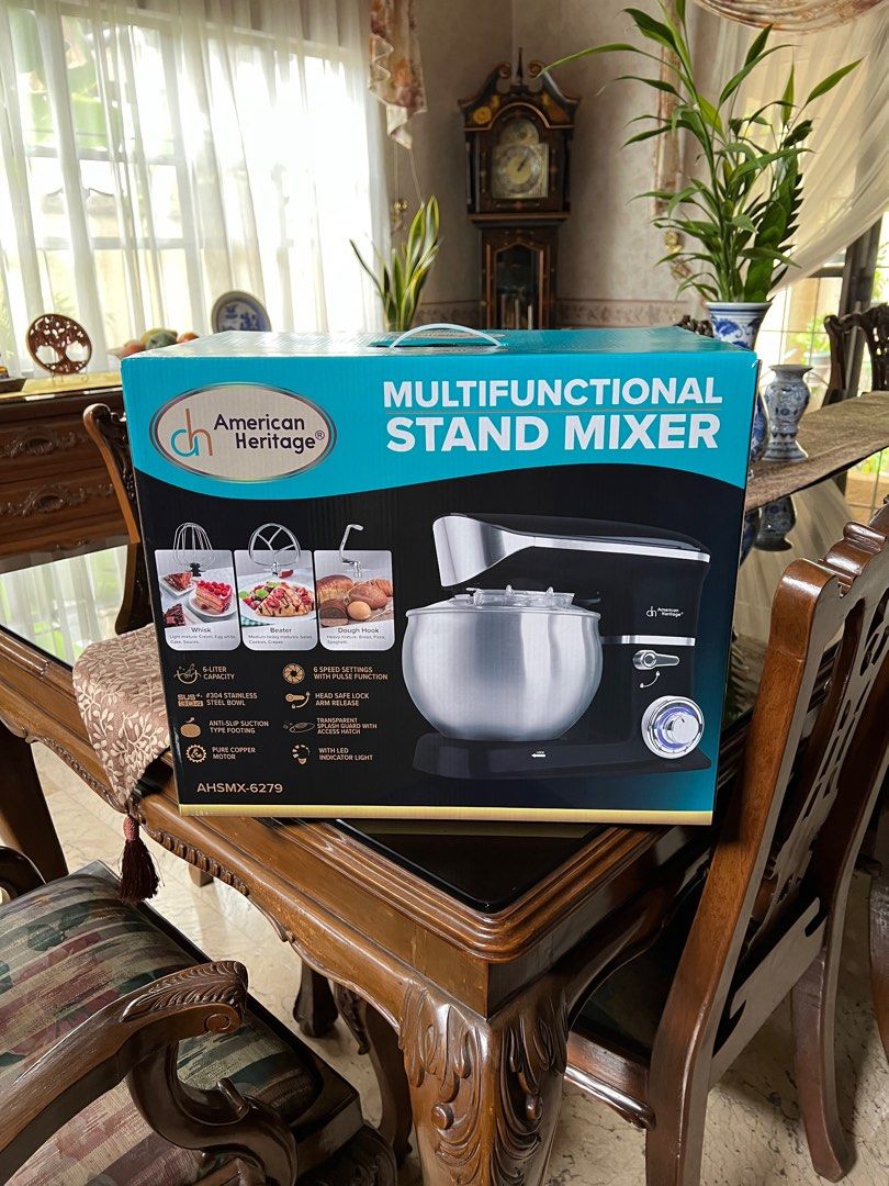 Multifunctional Stand Mixer (Category: Other Kitchen Appliances) located in Quezon City. Submitted by FullAndUnloading (Listing ID 1228509335, Image 1). Description: American Heritage Multifunctional Stand Mixer Brand New. Manufacturer guarantee..