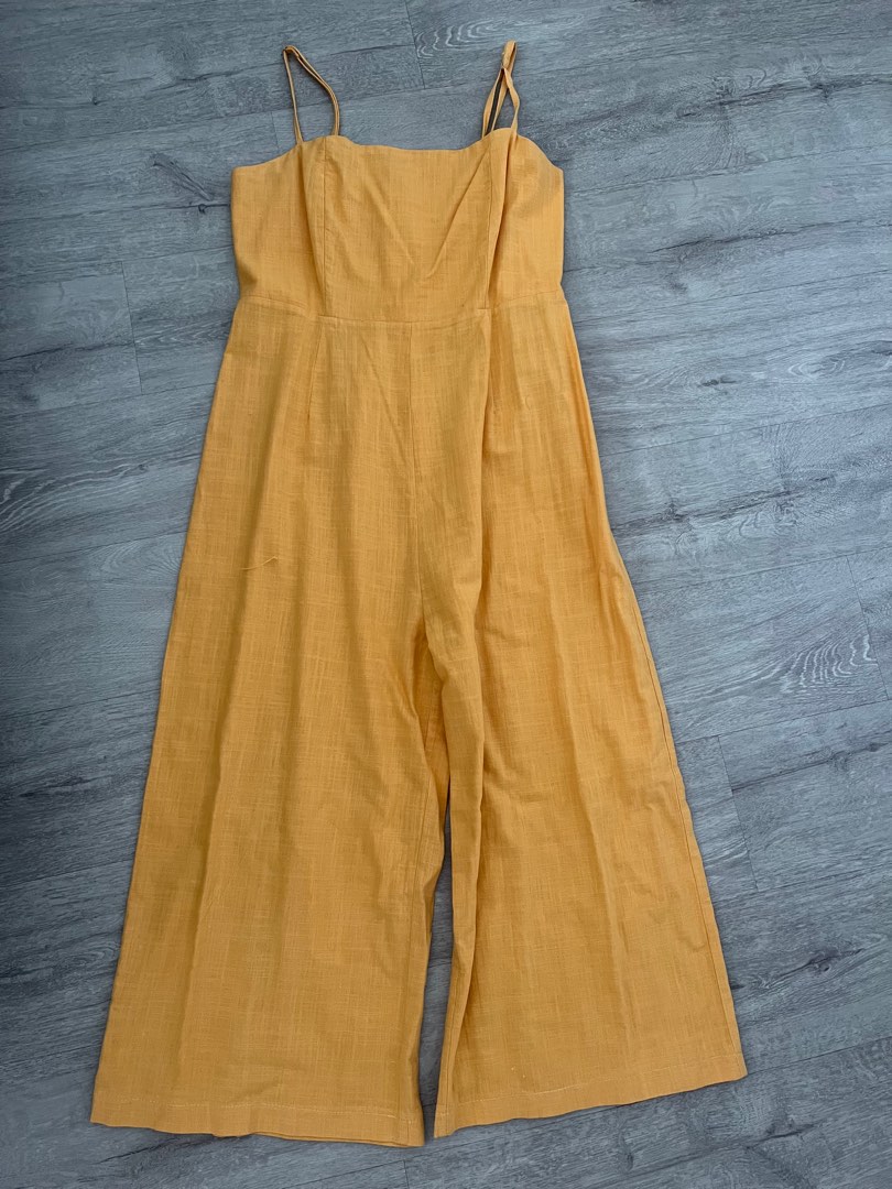 Mustard Yellow Soft Jumpsuit  main image 1