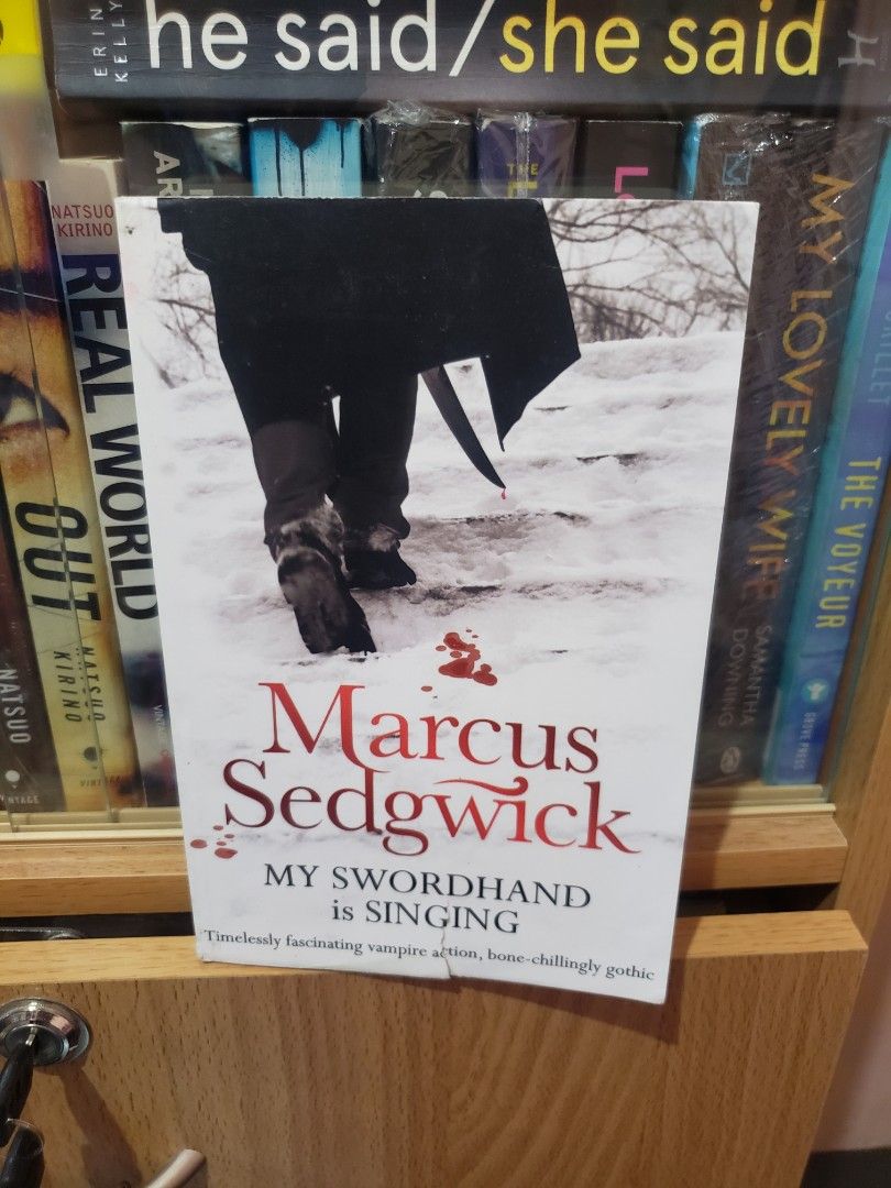 My Swordhand is Singing by Marcus Sedgwick (Category: Storybooks) located in Malolos. Submitted by purplereader (Listing ID 1228529826, Image 1). Description: My Swordhand is Singing Marcus Sedgwick ✅PB ✅VGC, with tear on the cover 🐼Php 75 💰MOP: ⏩COD for meet up transactions ⏩Gcash if via courier ⏩Shopee (plus 7.5% on book price) 📦MOD (buyer will shoulder sf): ⏩Meet up if Malolos area (preferred) ⏩J&T (direct, sf must be paid via gcash before 