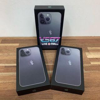 NEW IMPORT SET iPhone 13 Pro Max 128GB ( Grey / Silver / Gold  / Blue / Green ) 13pro Max Old Stock FREE POWER BANK + BRANDED CASING + MATTE GLASS + 1 YEAR WRTY by Supplier Boleh Ansuran / Paylater 13promax