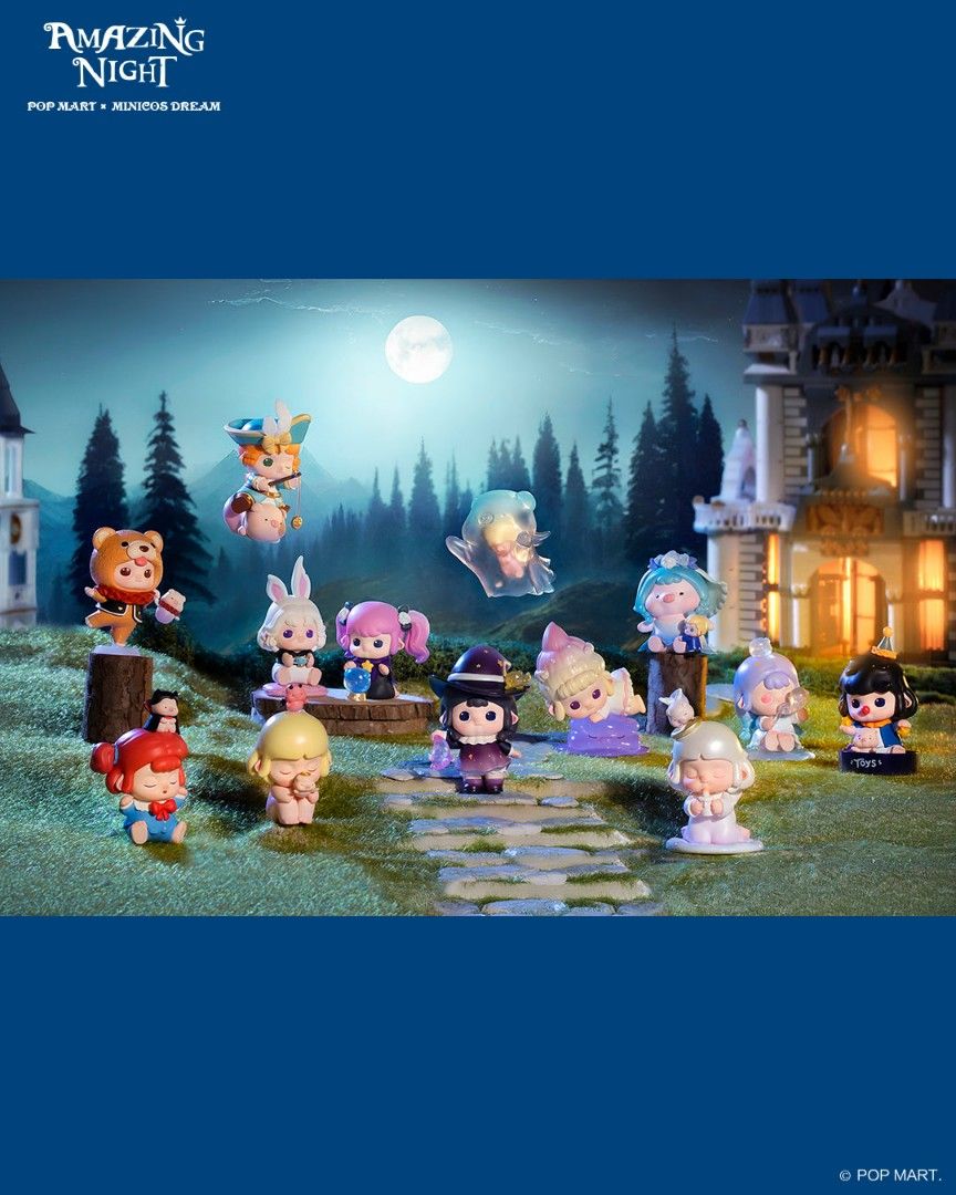 [NEW! POPMART] POPMART MINICO AMAZING NIGHT SERIES FULL SET AND ...