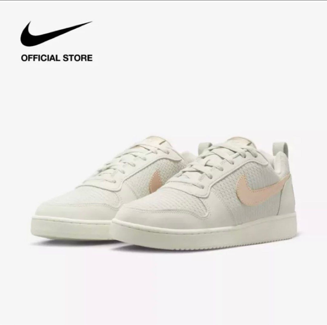 nike court borough low light bone