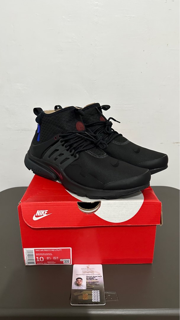 Nike prestos utility black on Carousell
