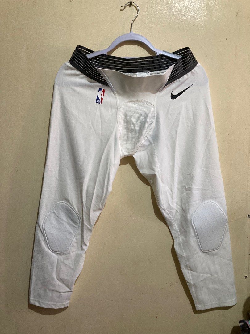 Nike Pro Zonal Strength Nba Basketball Tights Padded White, Men's Fashion,  Activewear on Carousell
