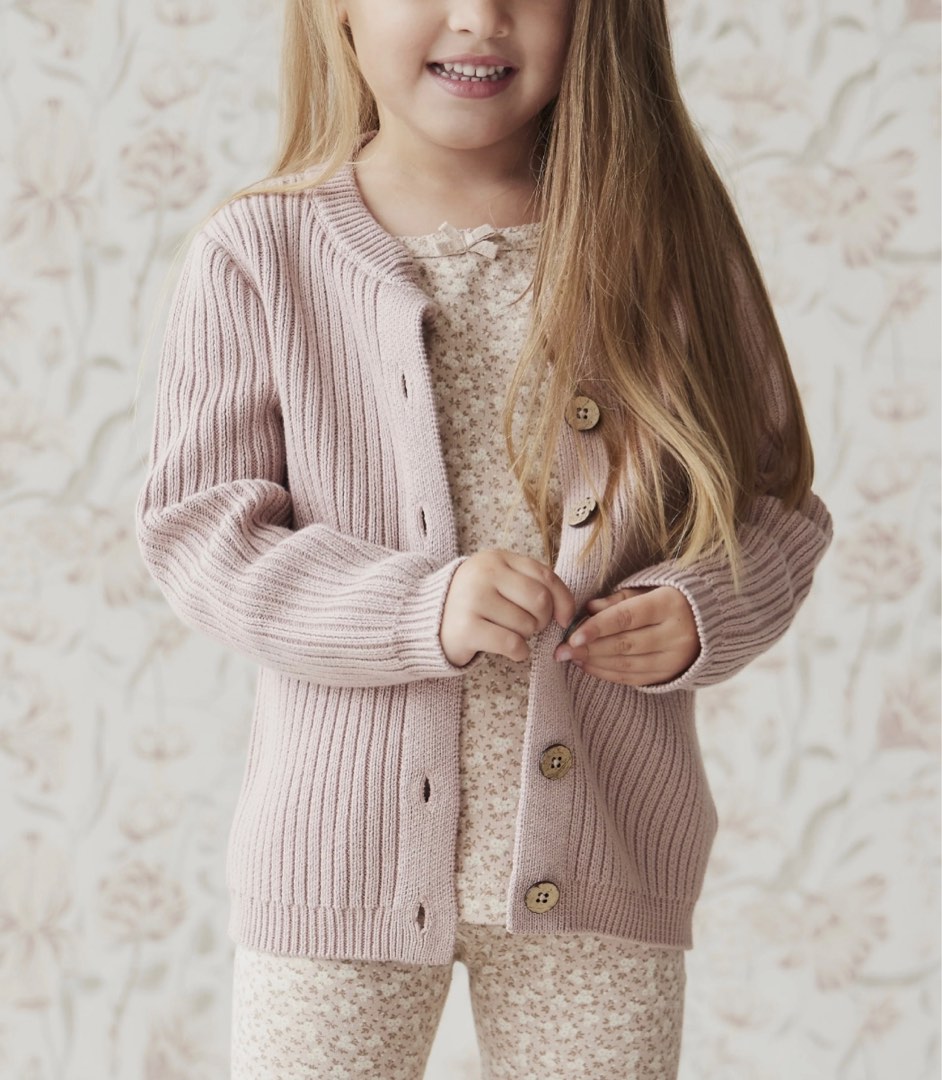 Mauve cardigan sweater new arrivals