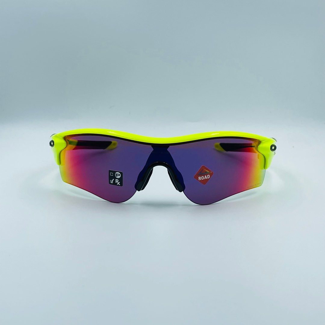 Oakley Radarlock A Neon Yellow w Prizm Road Men s Fashion