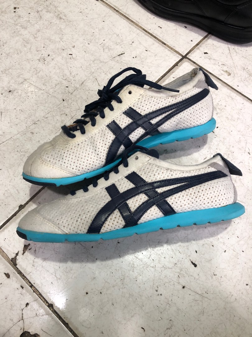Onitsuka Tiger Rio Runner White Navy Women s Sneakers 23.5 cm