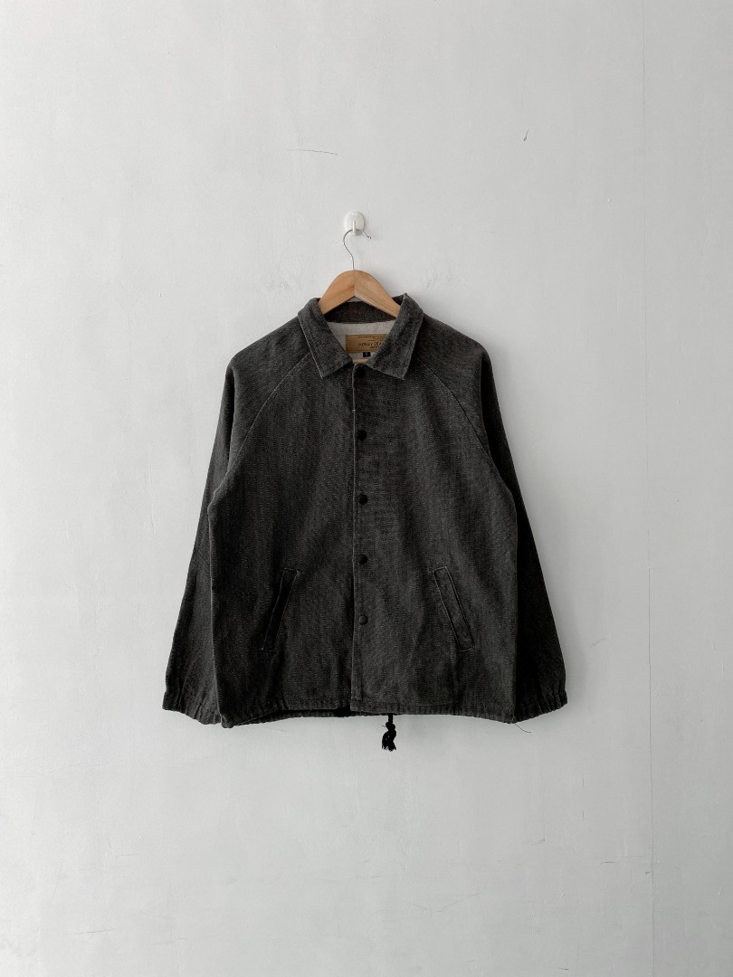 Mens Modern Cotton Coach Jacket Cornstalk