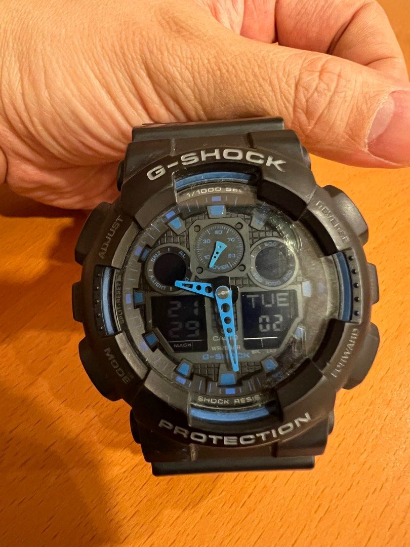 Original Casio G-Shock GA-100, Men's Fashion, Watches & Accessories ...