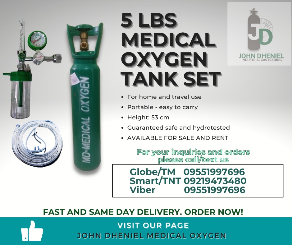 oxygen tank complete set, Health & Nutrition, Medical Supplies & Tools