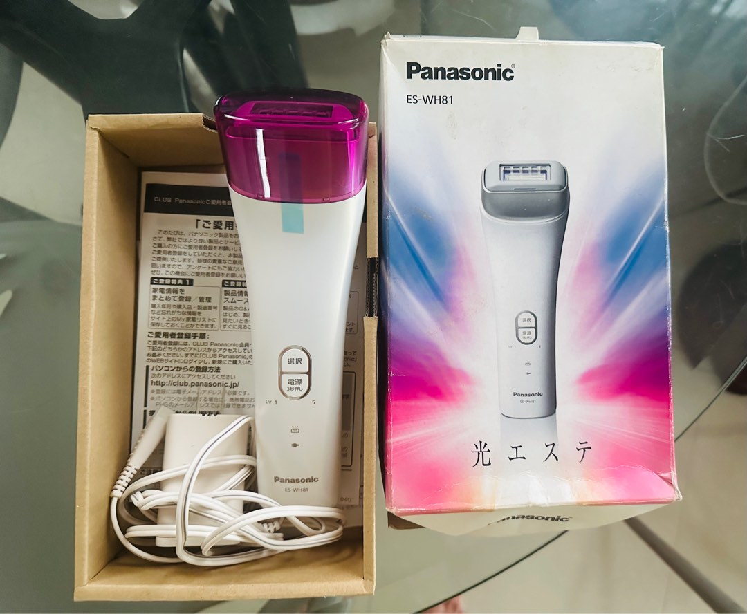 Panasonic ES-WH81 日版彩光脫毛機, 美容＆個人護理, 沐浴＆身體護理 