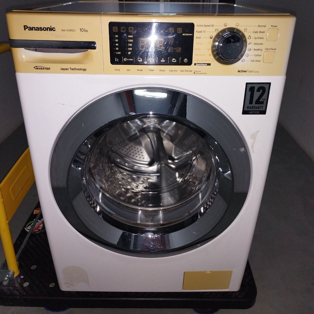 Panasonic Front Load Washing Machine With Dryer Function Fully