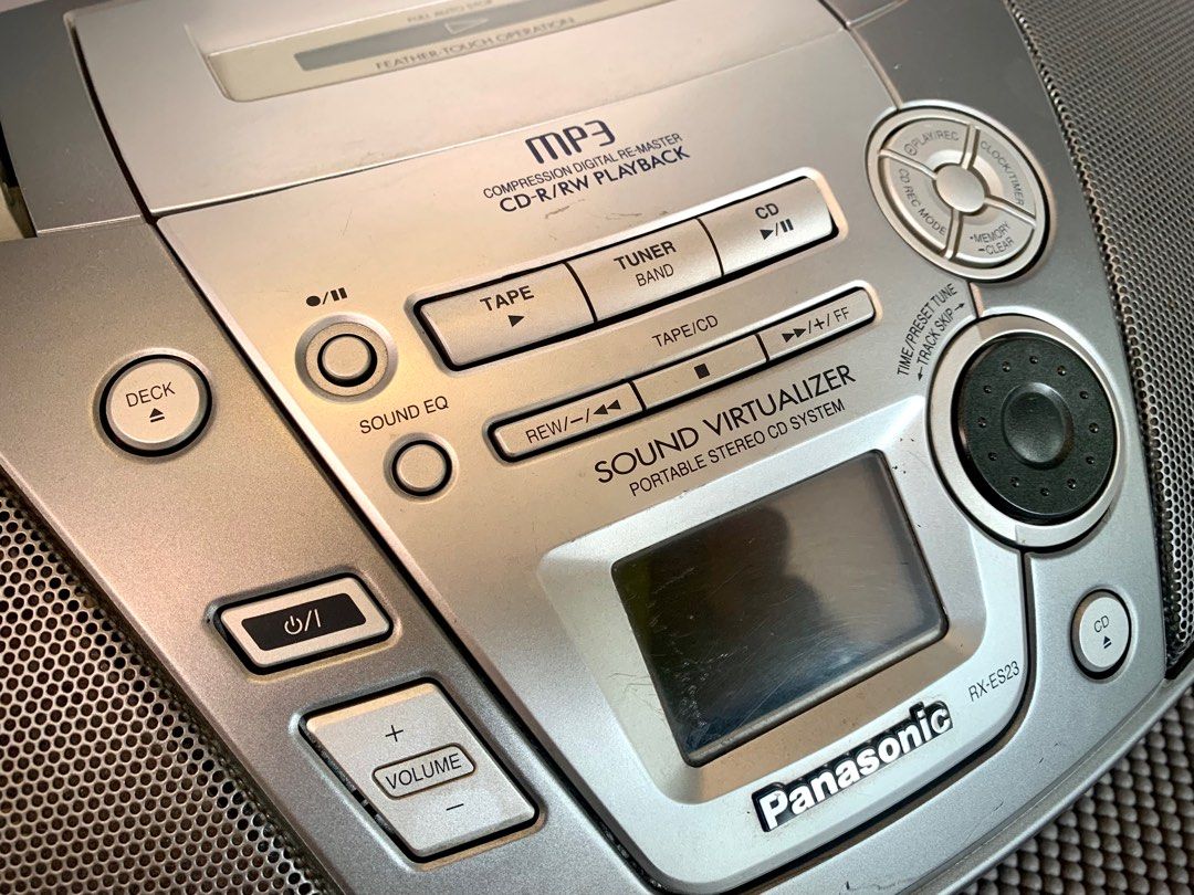 Panasonic RX-ES23 FM radio CD player, Audio, Portable Music Players on ...