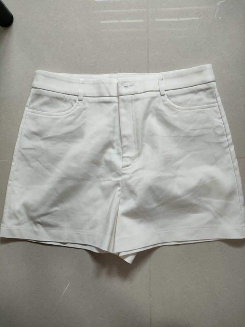 White smart shorts online