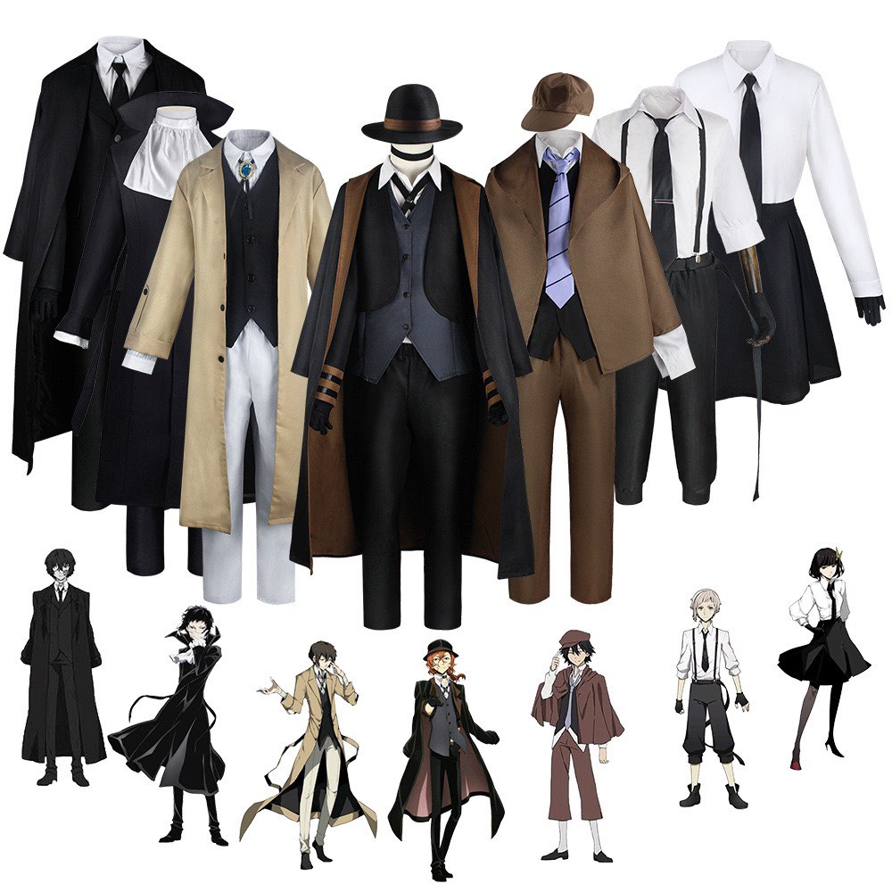 [PO] Bungo Stray Dogs BSD Default Cosplay, Hobbies & Toys, Memorabilia ...