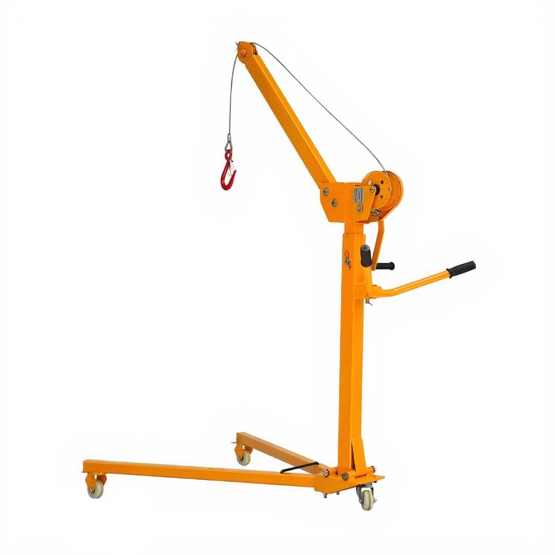 portable foldable crane with hand winch crane lifting equipment