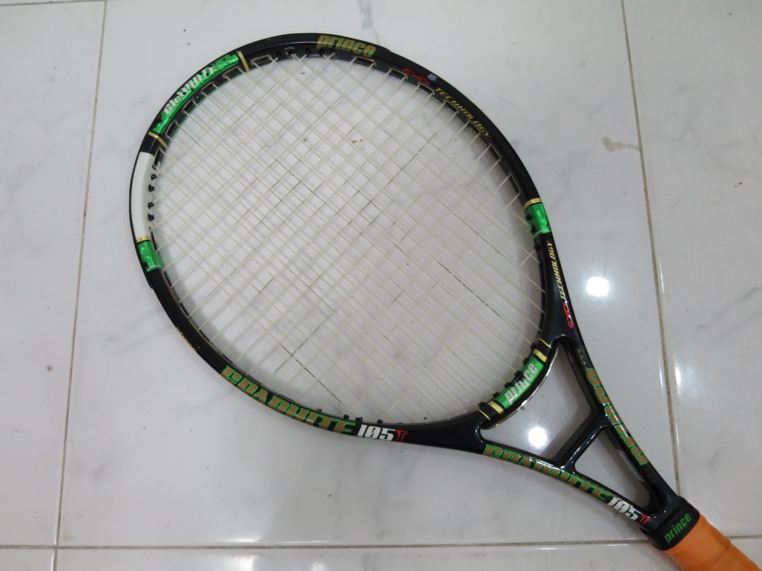 Prince EXO3 Graphite 105T, Sports Equipment, Sports & Games, Racket & Ball  Sports on Carousell