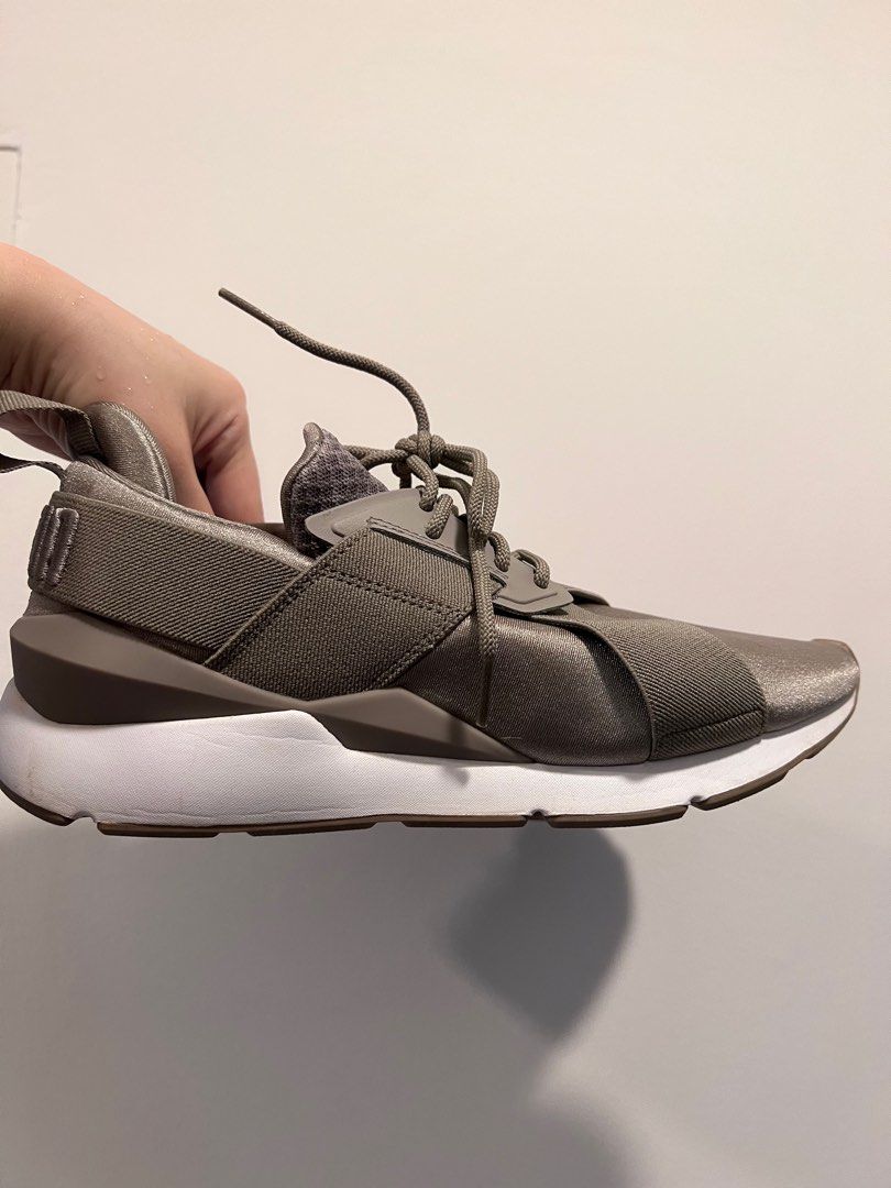 Puma muse satin athletic shoe on sale