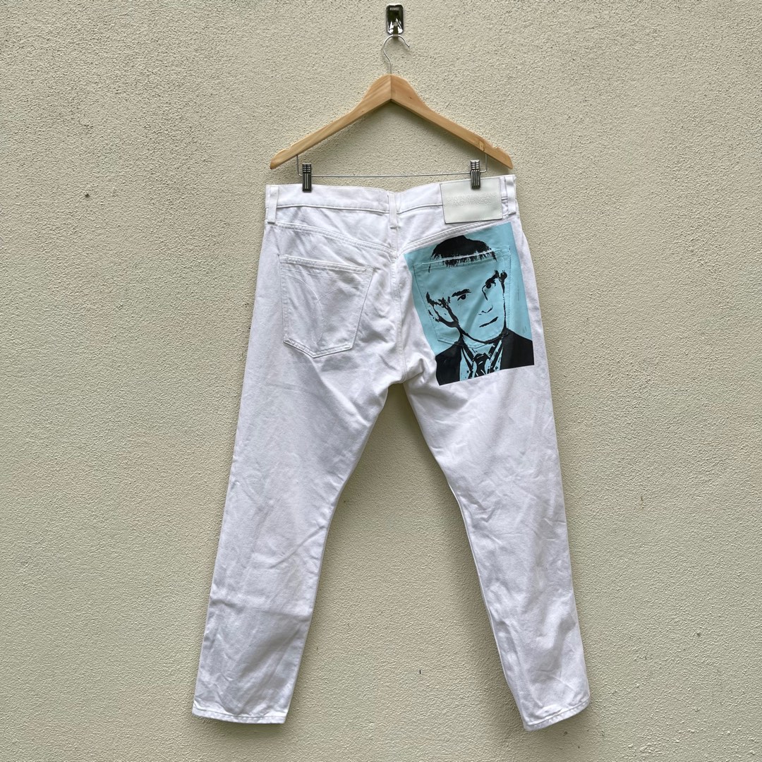 Raf Simons X Andy Warhol X Calvin Klein Men s Fashion Bottoms
