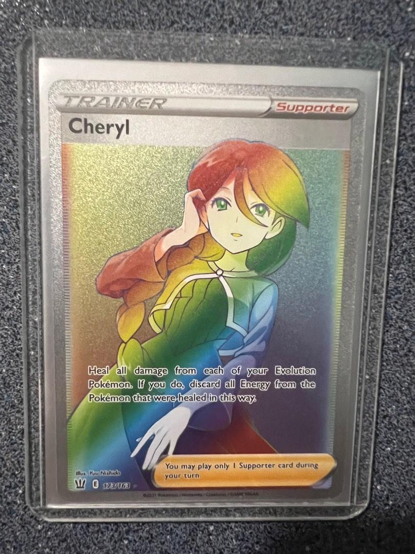 Rainbow Cheryl Full Art Trainer Battle Styles, Hobbies & Toys, Toys
