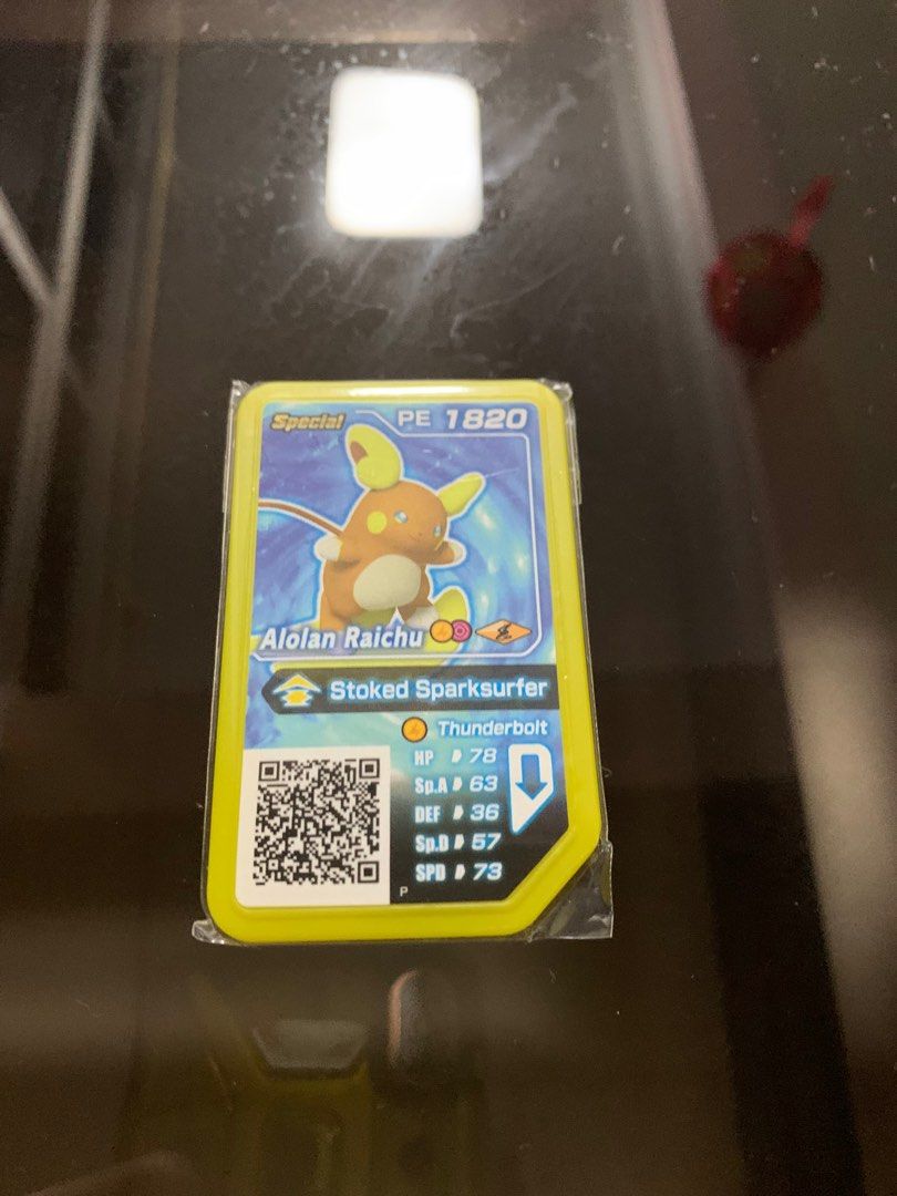 Rare Alolan Raichu gaole card available for sale, Hobbies & Toys, Toys