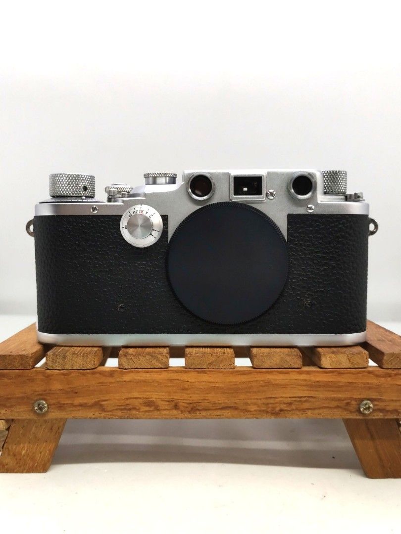 Leica IIIc 1940 - Appareil Photo Vintage De Guerre Avec Rideau Rouge, Excellent état