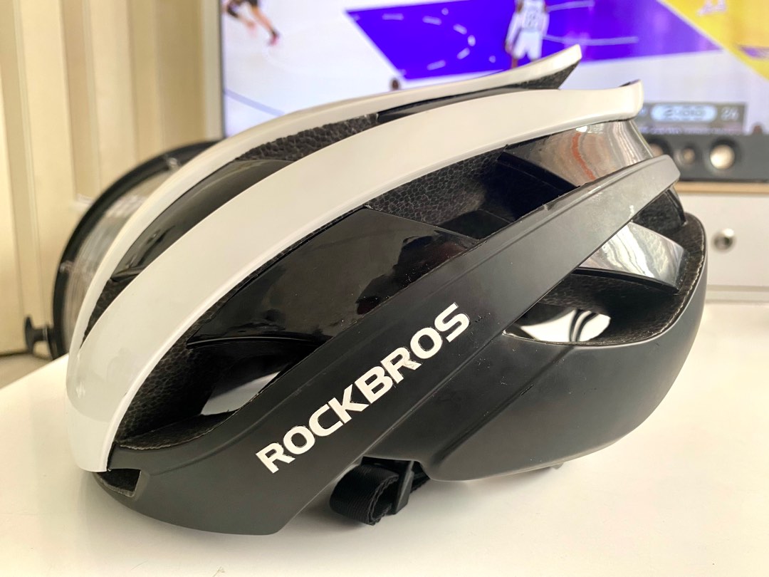 rockbros aero road bike helmet