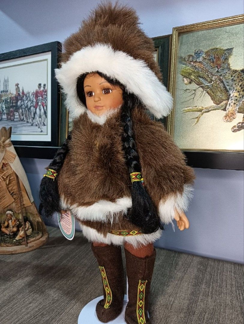 Porcelain hot sale eskimo doll