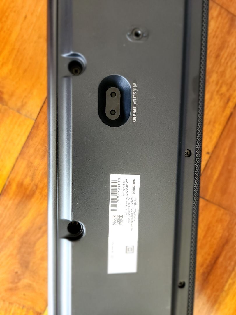 Samsung HWMS650 Soundbar 450 Watts, plus Wireless Rear Speaker Kit