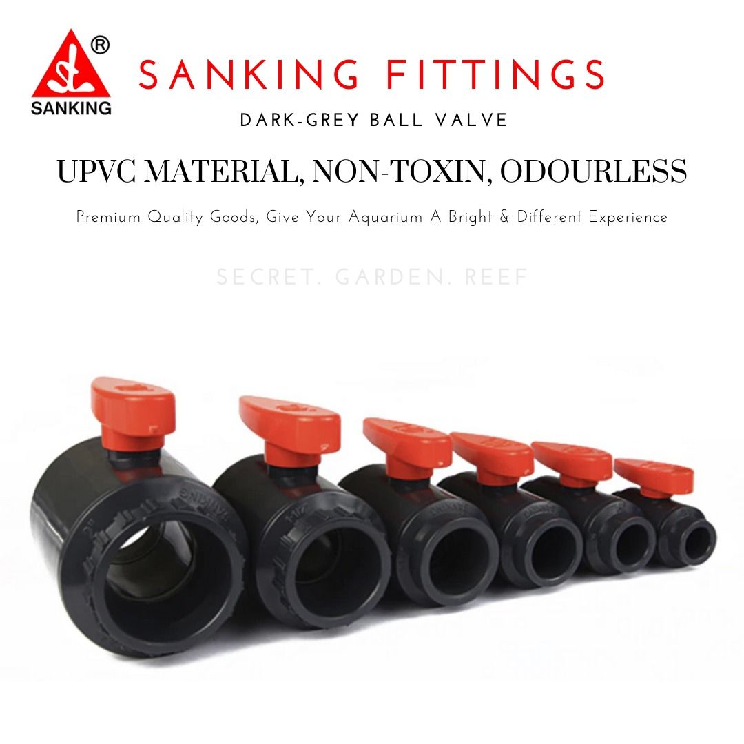 Sanking Professional Industrial High Quality Food Grade UPVC Ball Valve