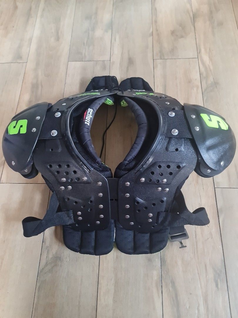 Schutt Y Flex 4.0 All Purpose Youth Football Shoulder Pads, Sports