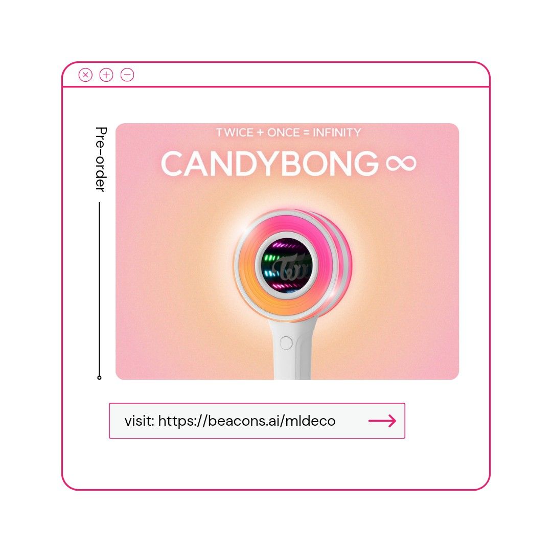 ONHAND TWICE CANDYBONG INFINITY SEALED WITH JYP POB on Carousell