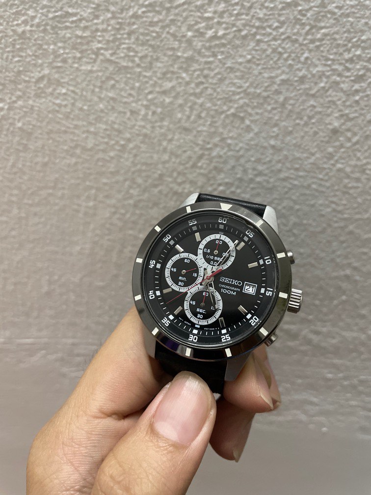 Seiko Chronograph Mens Watch Original