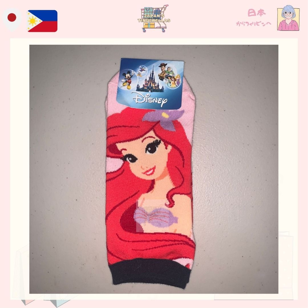 SERIA DISNEY PRINCESS ARIEL LITTLE MERMAID SOCKS on Carousell