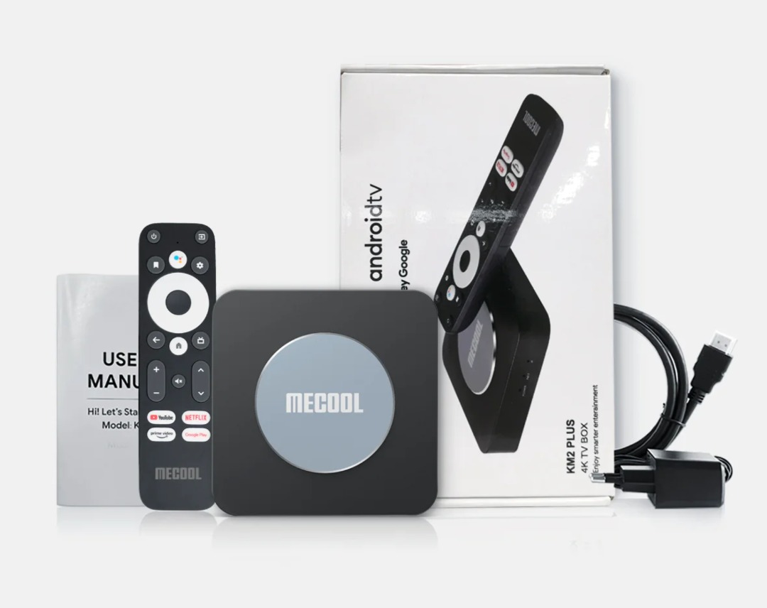 Original MECOOL KM2 PLUS Netflix Google Certified Android TV 11.0 Smart ...