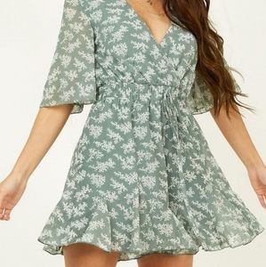 Showpo teal playsuit