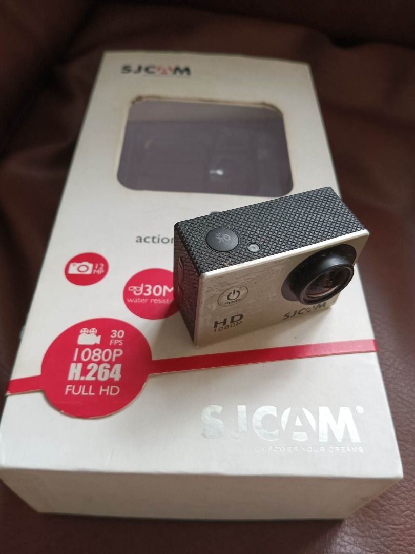 SJ Cam pro 1080P (Category: Camera Bags & Carriers) located in Rizal. Submitted by lest_shop (Listing ID 1228460695, Image 1). Description: Selling my SJ Cam. Very Good condition. No issues. Complete accessories. RFS: Bought Go Pro Buyer will shoulder the shipping.
