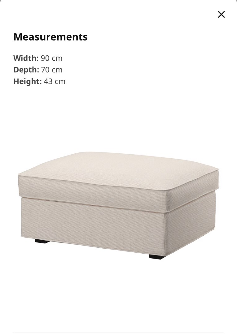 Sofa footrest, Furniture & Home Living, Home Improvement & Organisation