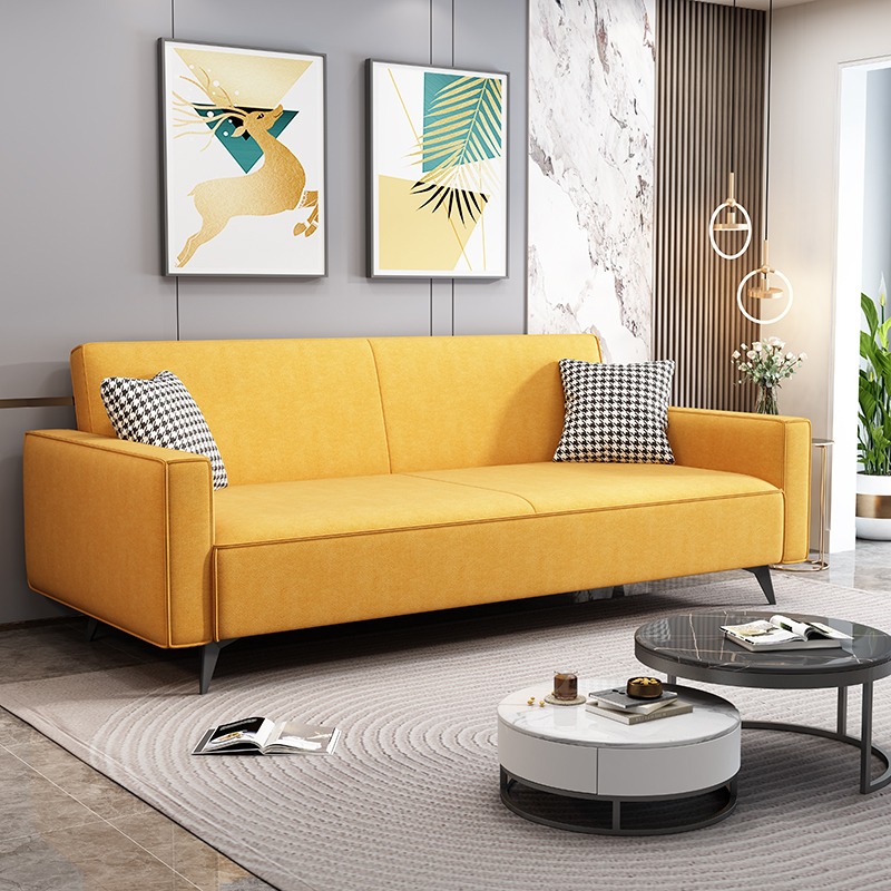 HF SofaBed Fabric Sofa Solid wood frame**Free Delivery**, Furniture