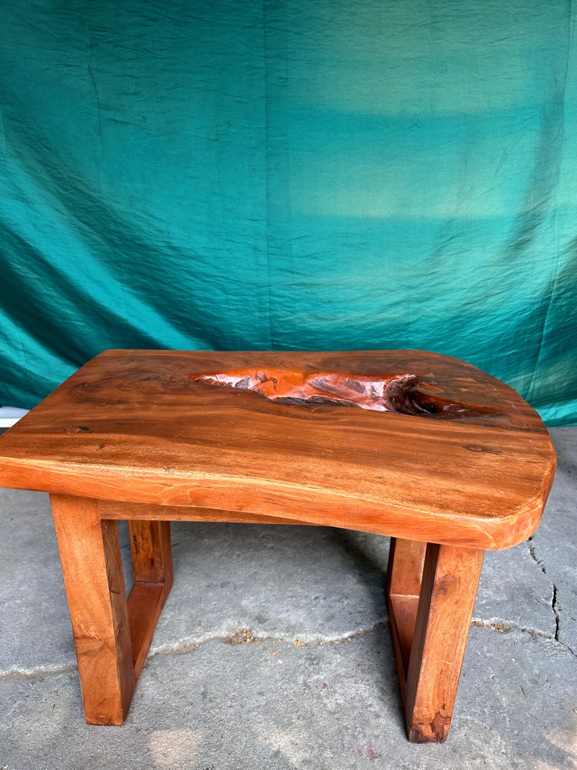 Solid wood center table on carousell