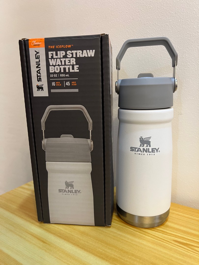 New STANLEY Classic The IceFlow Flip Straw 650ml Water Bottle Thermos Flask  22oz