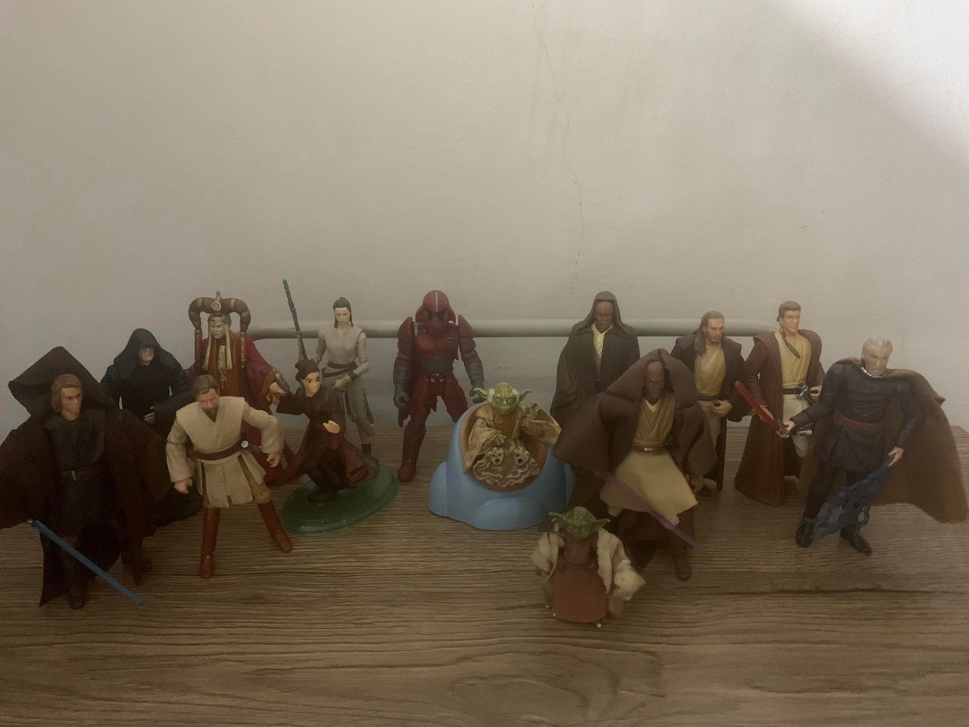 Star Wars 3.75 Anakin Skywalker, Obi Wan Kenobi, Mace Windu, Count