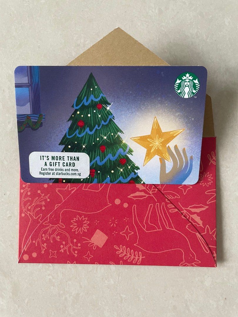 Starbucks Singapore Christmas card, Hobbies & Toys, Memorabilia