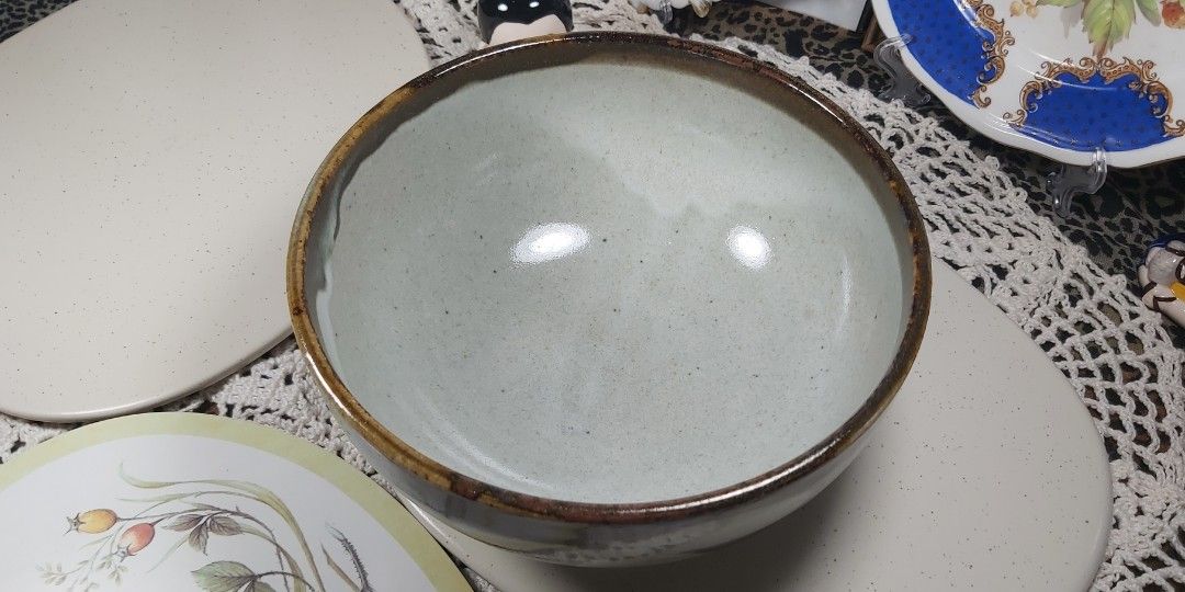 Stoneware Ramen Bowl (Category: Dinnerware & Cutlery) located in San Pedro. Submitted by PrettyBakersCollection (Listing ID 1228448035, Image 2). Description: Stoneware Ramen/Serving Bowl These are Japan Surplus items. Please manage your expectations 😊 Diameter: 7 inches Height: 3.5 inches Volume Capacity: 1.25 liters (5 cups) Benefits of using stoneware dinnerware sets: ✅ More durable than earthenware ✅ Chip-resistant ✅ Microwave and dishwasher