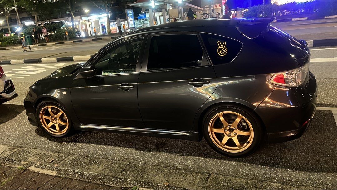 Subaru Impreza 5D S-GT-S 2.0 AWD 4AT Auto (Category: Used Cars) located in Singapore. Submitted by seabassfillet (Listing ID 1228545987, Image 3). Description: Android player , Sports rim , Legal Kakimoto exhaust w cert , Aftermarket ZD gauge , Perrin Strut bar , KSport Coilover(less than a year) AVO intercooler , K&N reusable air filter , , Alluminum radiator + ATF cooler etc. .
