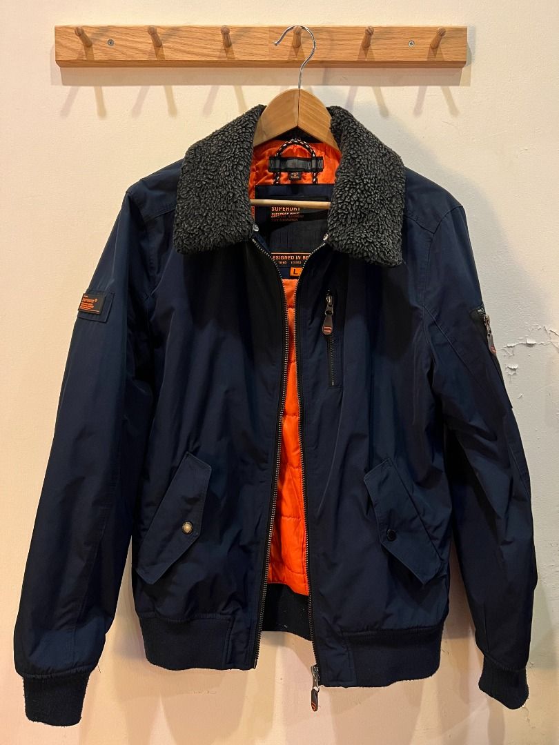 Superdry wax flight bomber jacket 2025